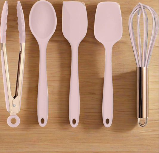 5 Pc Silicone Cooking Utensil Set