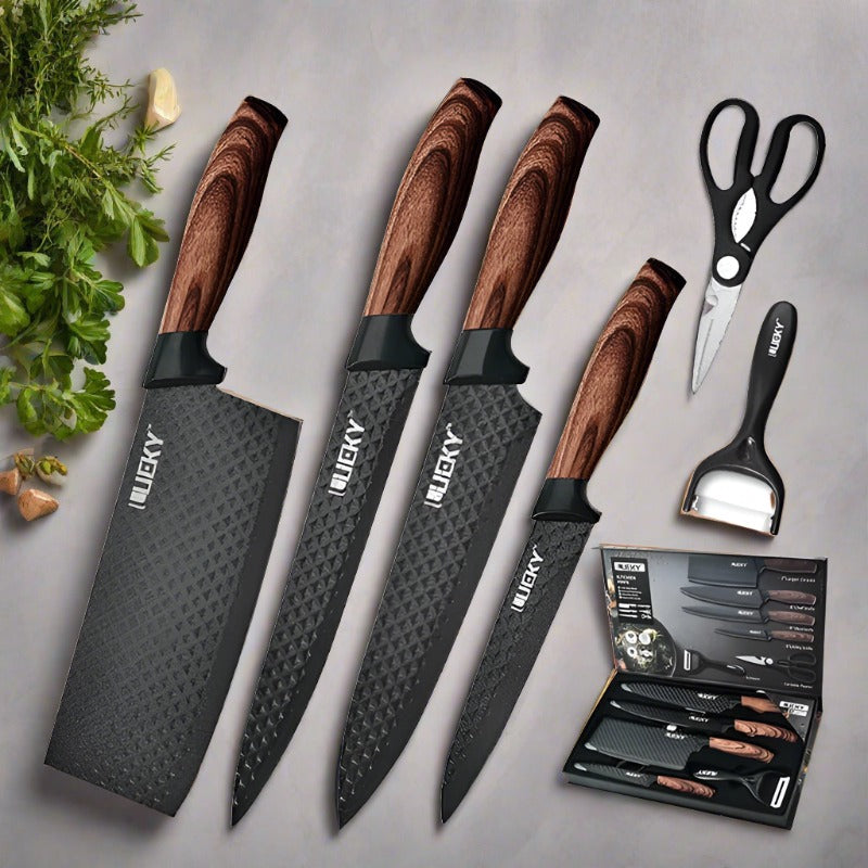 Kitchen Knives Stainless Steel 6 PCS Set