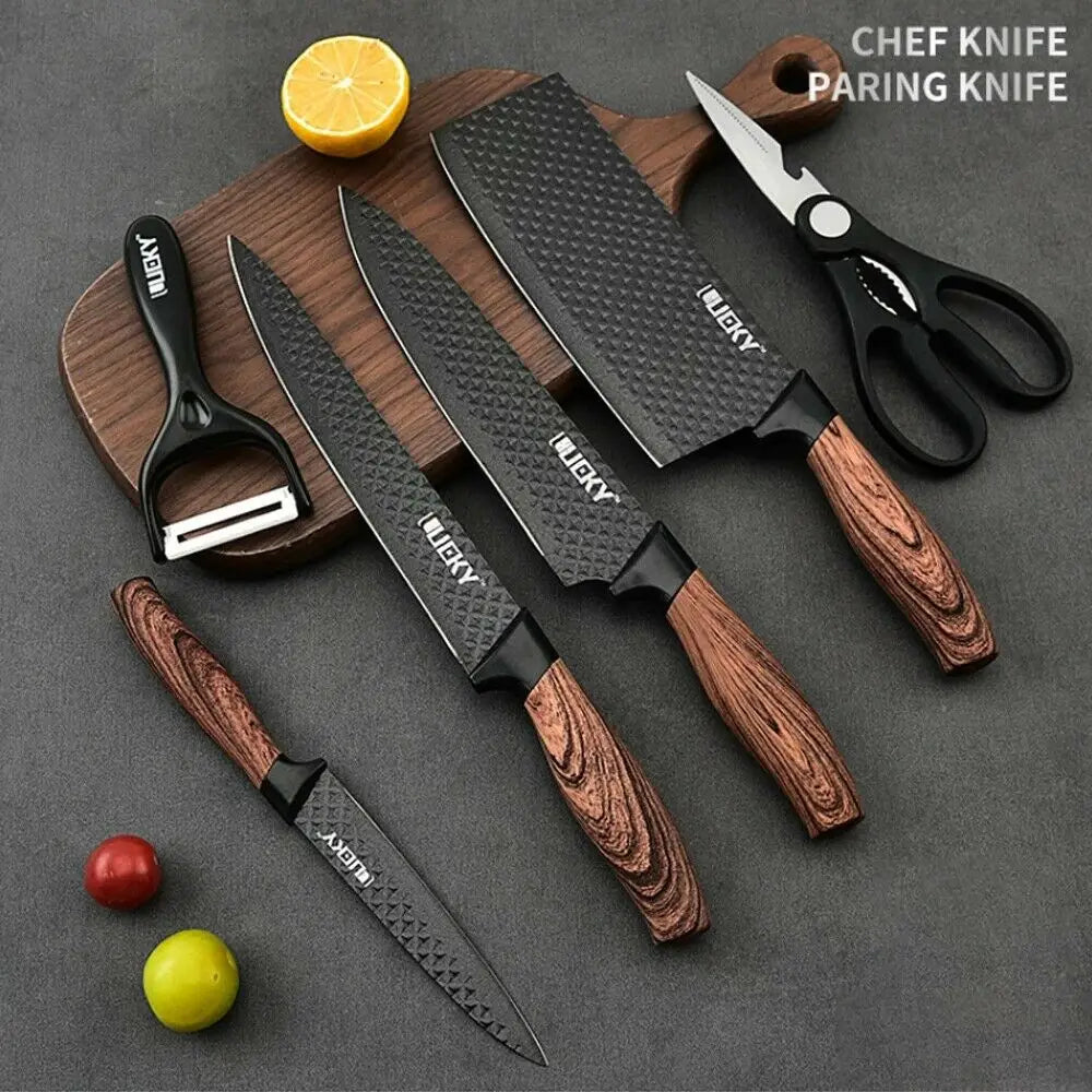 Kitchen Knives Stainless Steel 6 PCS Set